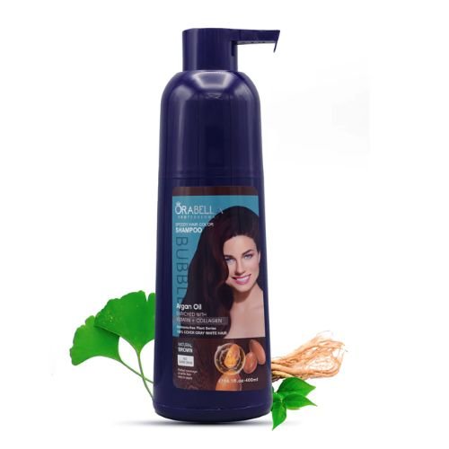 Orabella Professional Speedy Hair Color Shampoo Natural Brown 400ml In Pakistan
