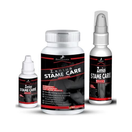 Zenius Stame Care Kit (60 Capsules & 30ml Oil & 15ml Oil) In Pakistan