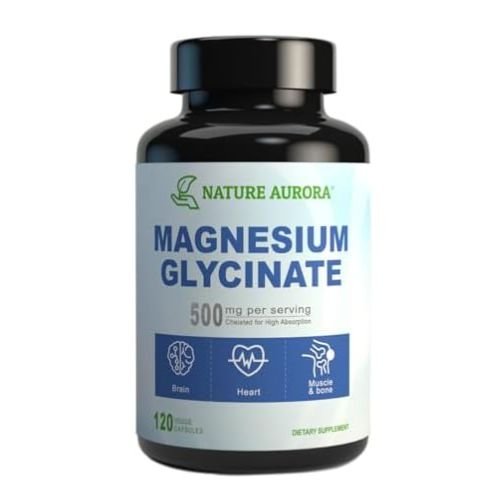 Nature Aurora Magnesium Glycinate 500mg - For Muscle & Bone Health In Pakistan