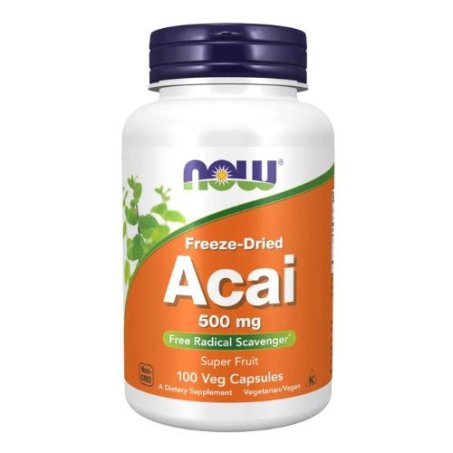 Now Foods Freeze-Dried Acai 500mg – 100 Veg Capsules In Pakistan